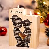 Vetbuosa Heart Shaped Candlestick Set for Mum Birthday Gift view 2