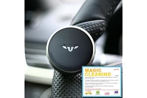 GotoShop Mini Power Handle Steering Wheel Spinner Knob for All Car (Gray)