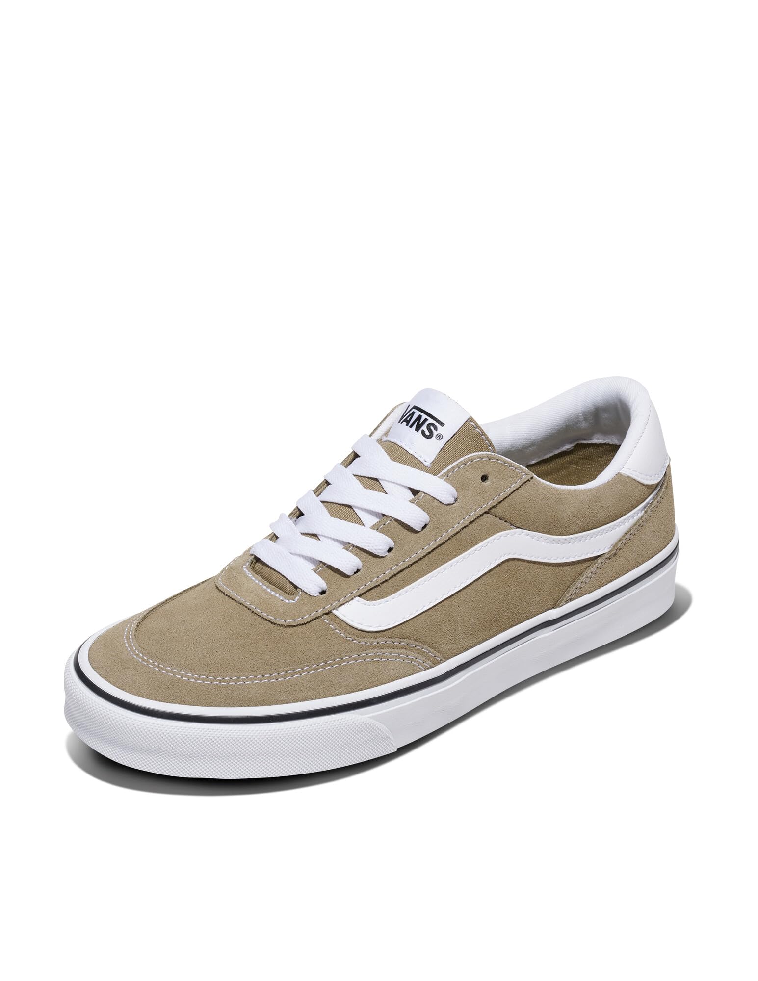 Vans Men's Brooklyn LS Shoe | Low-Top Sneakers for Everyday Wear, Walking, Work & Fashion, Suede Bay Leaf, 6.5 Image