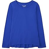 The Children's Place Girls' Long Sleeve High Low Top