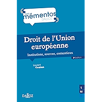 Droit de l'Union européenne. Institutions, sources, contentieux (Mémentos) (French Edition) book cover