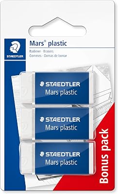 Mars plastic 526 53 Gomas – pack 3, larga duración