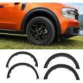 Mabett Fender Flares for 2022-2026 Ford Maverick Accessories | Front and Rear Full Set, Injection Molded, Wide Body Style, Paint Protection, Durable PP Material, Easy Screw Mount