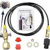 CGA320 to TR21-4 Soda Machine Adapter with 60in High-Pressure Hose | Co2 Tank Cylinder Direct Adapter (Gauge and Bleed Valve), Compatible for Soda Maker, Adapte to fizze/ one touch/ jet