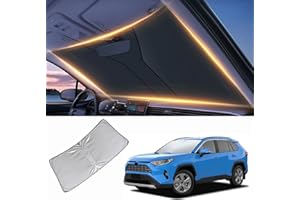 LZYYQX Windshield Sun Shade for Toyota RAV4 Front Window Shades Cover for 2010-2024 Windshield Sun Visor Protector Car Accessories