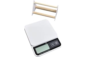 REDMON SINCE 1883 W.C. Redmon Deluxe Digital Small Animal and Aviary Scale with Perch, Golds & Yellows