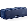 Soundcore 3 by Anker, Bluetooth Speaker with USB-C Connection, Stereo Sound, BassUp, Pure Titanium Diaphragm Drivers, 24H Playtime, IPX7 Waterproof, PartyCast, App, Custom EQ, for Travel & Home - Blue