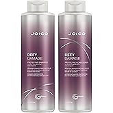 Joico Defy Damage Protective Shampoo & Conditioner Set | For Color-Treated Hair | Strengthen Bonds & Preserve Hair Color | With Moringa Seed Oil & Arginine