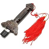 KierHunter Retractable Sword, Tai Chi Kung Fu Martial Arts Magic Sword for Exercises Performance Halloween (Stainless Steel)