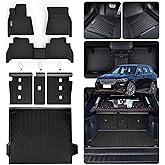 SANBAN-AXE Floor Mats & Trunk Mat for 2019-2024 2025 BMW X5 40i/50i/M50i/M60i/M/M Competition,TPE All Weather Protection 2 Rows Full Set Car Mats