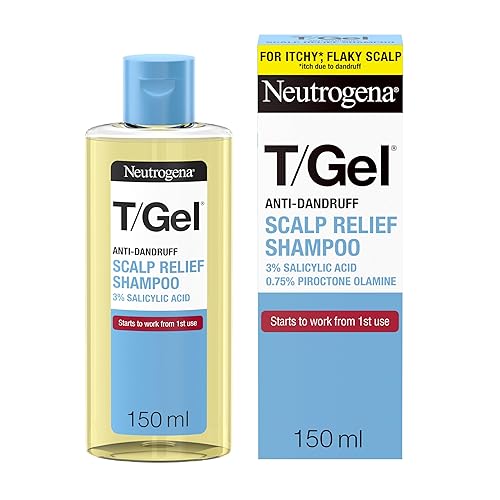 Neutrogena T/Gel Scalp Relief Anti-Dandruff Shampoo (150ml) With 3% Salicylic Acid, Suitable for Those Prone to Scalp Psoriasis and Seborrhoeic Dermatitis