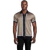 Guess Mens Eco Short Sleeve Geo Border Charm Shirt