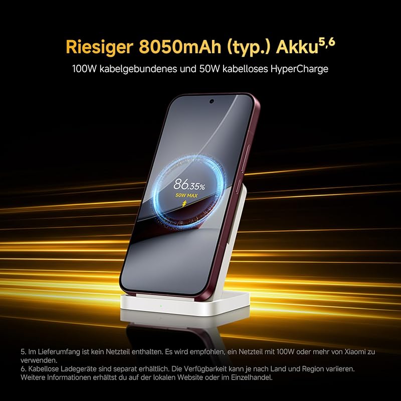 Poco F9 Ultra 5G, Smartphone 16+1TB, Black, 8050mAh Akku, 100W Laden