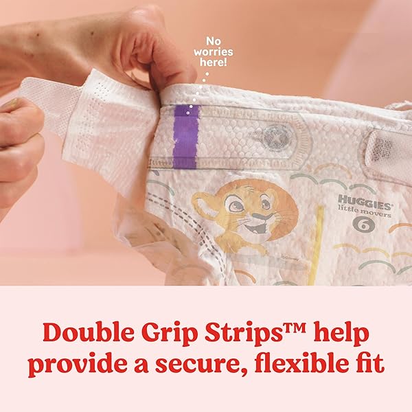 HUGGIES SIZE 8 DIAPERS, LITTLE MOVERS BABY DIAPERS, SIZE 8 (46+ LBS), 12 CT, PACKAGING MAY VARY