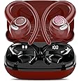 Wireless Earbuds Bluetooth 5.3 Headphones Sport, 2024 Wireless Earphones with Earhooks, HiFi Stereo Deep Bass with ENC Mic, 40H Dual LED Display, IPX7 Waterproof Ear Bud for Small Ear Running/Workout