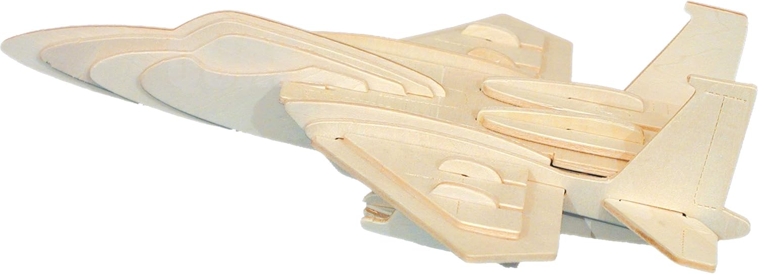 F-15 Eagle Holz Bausatz - Stecksystem Ohne Kleber FSC Zertifiziert