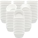 1000 Pieces Mini Cupcake Liners for Baking White Mini Muffin Liners Baking Cups Greaseproof Small Cupcake Wrappers for Party Wedding Birthday Baby Shower Festivals