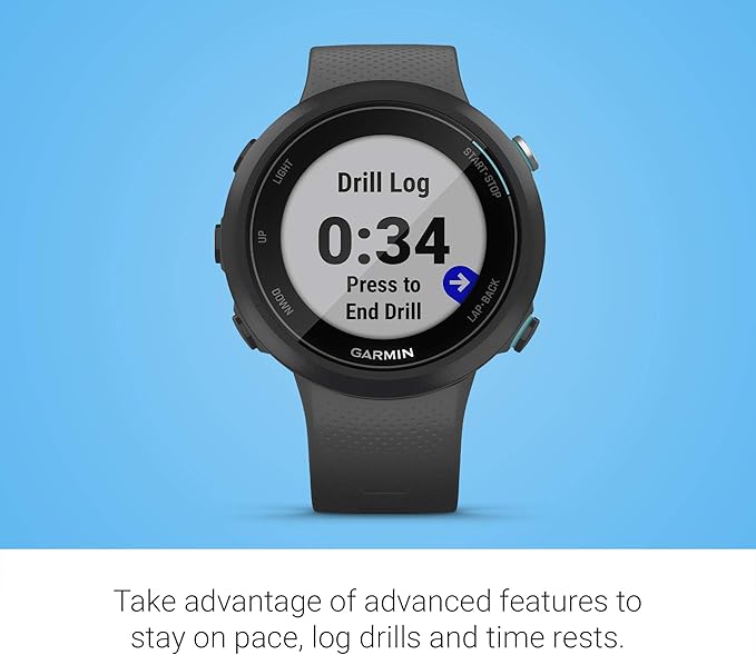 Garmin Swim 2, GPS Swimming Smartwatch for Pool and Open ...