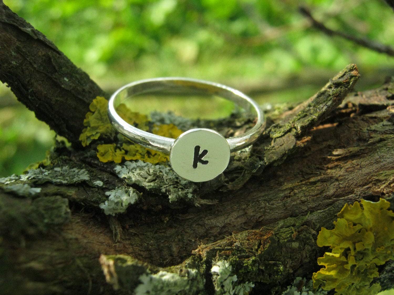 push present initial ring