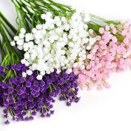 Bouquet De Fleurs Artificielles Lianle Gypsophile Pour