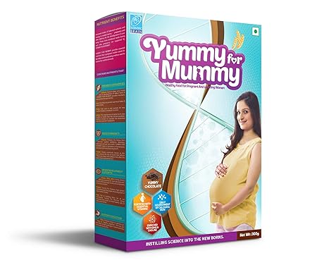 Scientific Brain Nutraceutical Yummy for Mummy, Supplement for Pregnant and Lactating Women (400 g, Chocolate)
