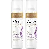 Dove Dry Shampoo Spray, Volume & Fullness, Absorbs Oil to Refresh Hair Without Washing, 5 oz (2-Pack)