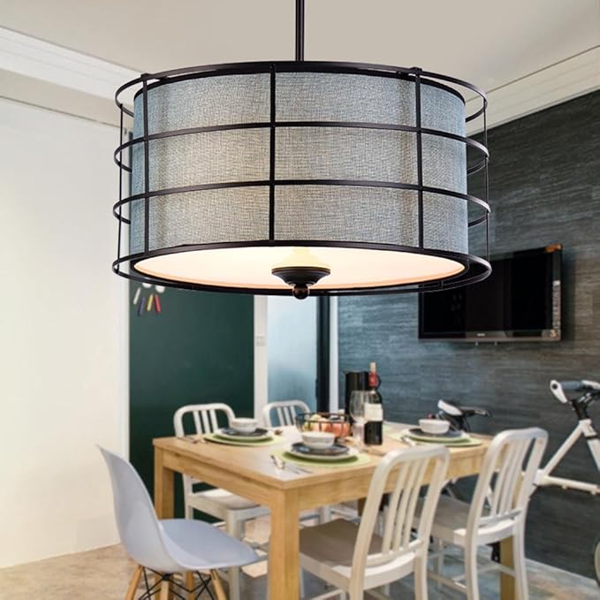 Moderno colgante redondo luces lámpara de techo para salón dormitorio