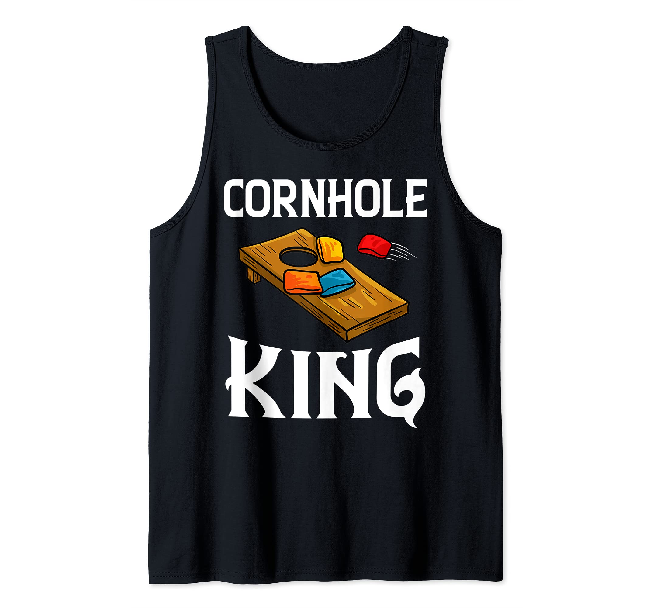 Cornhole Board Game Bags Rules Player Tank Top