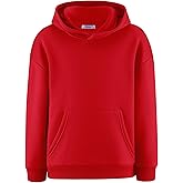 Arshiner Boys Hooded Sweatshirt Fleece Pullover Long Sleeve Warm Hoodies with Pocket for Kids 5-14 Years