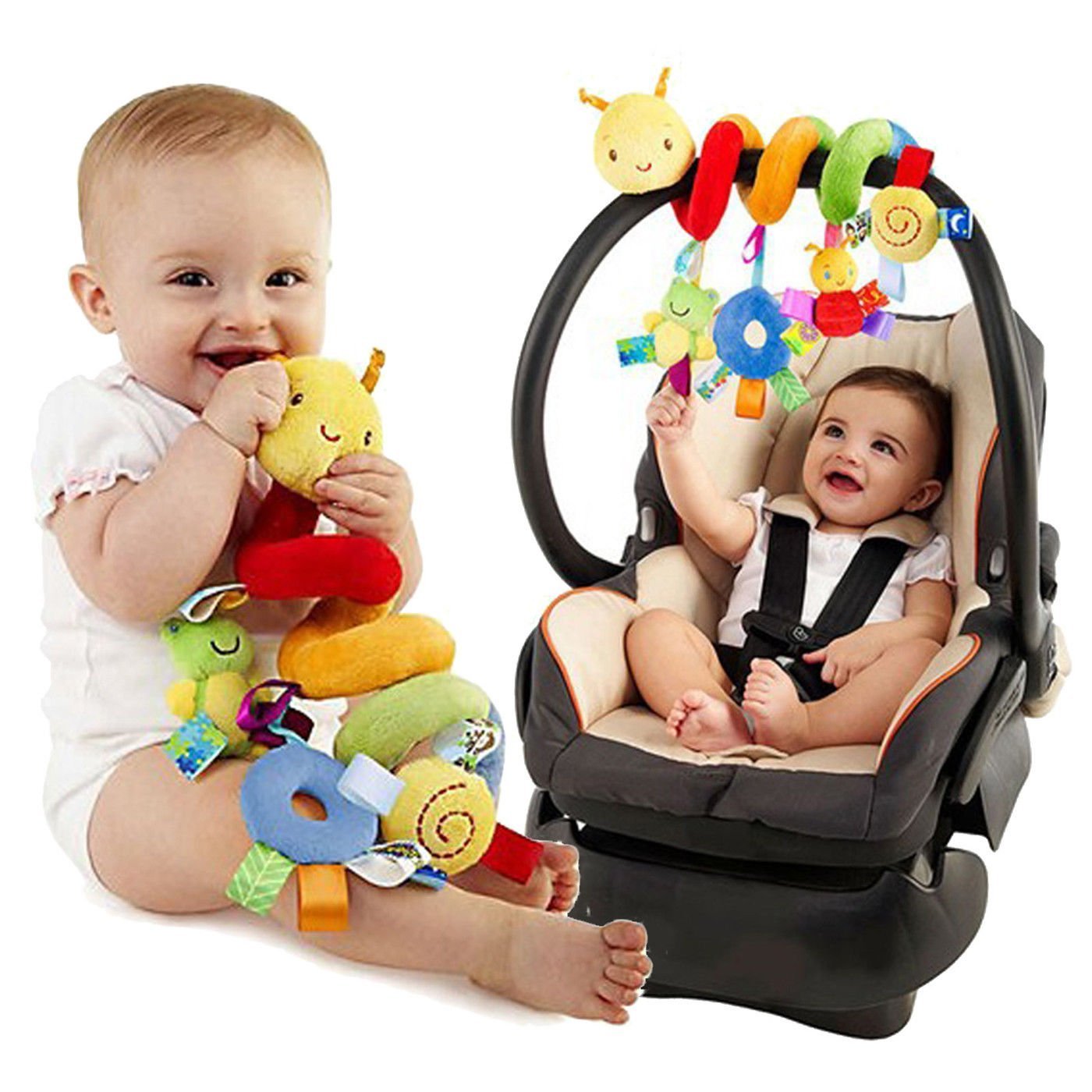 pushchair spiral toy