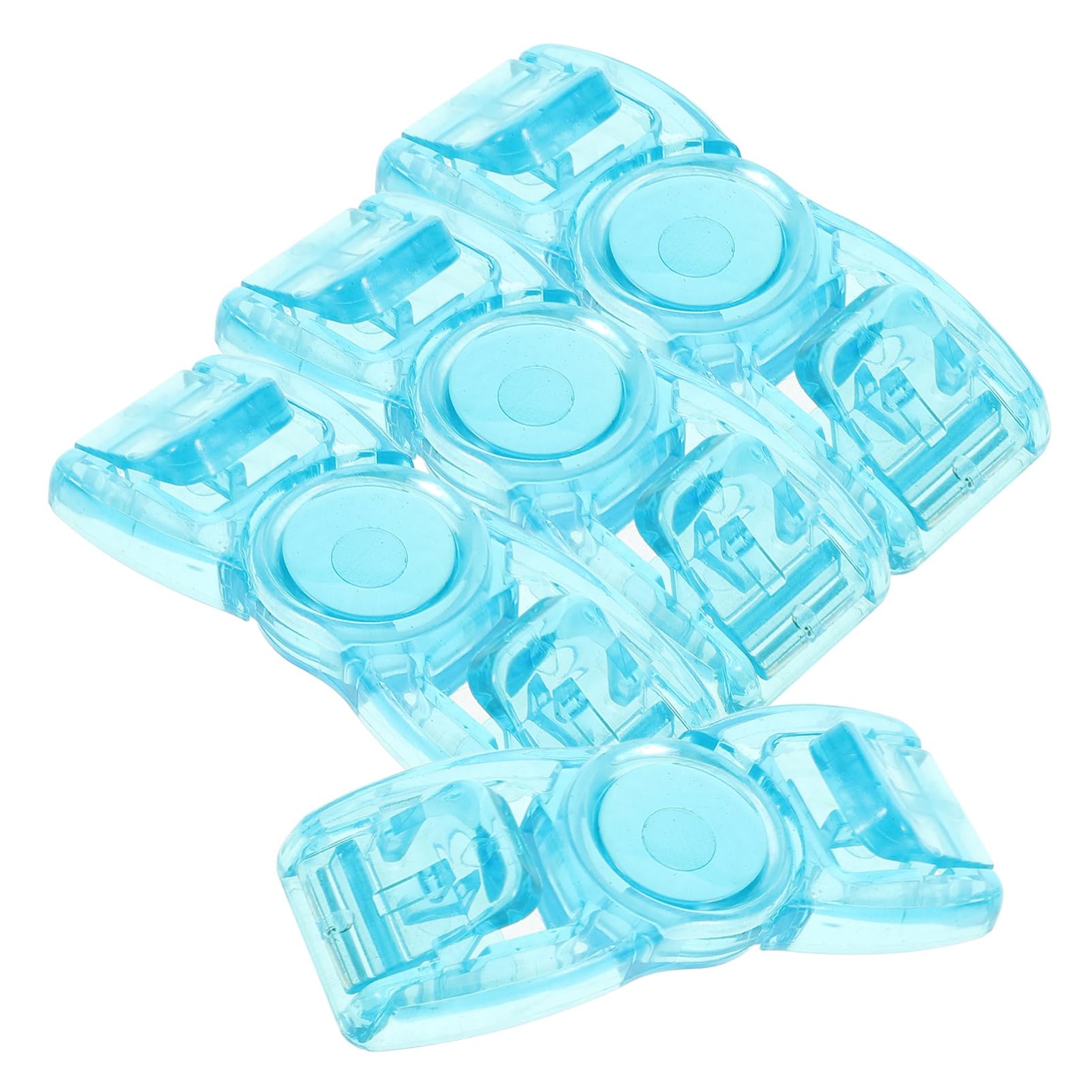 Milisten Swimming Goggles Buckles 4 Pcs Replacement Clips for Swim Goggles Adjustable Strap Fasteners Universal Fit 6.5X2.5X0.5Cm