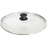 Lodge Tempered Glass Lid (12 Inch) – Fits Lodge 12 Inch Cast Iron Skillets and 7 Quart Dutch Ovens