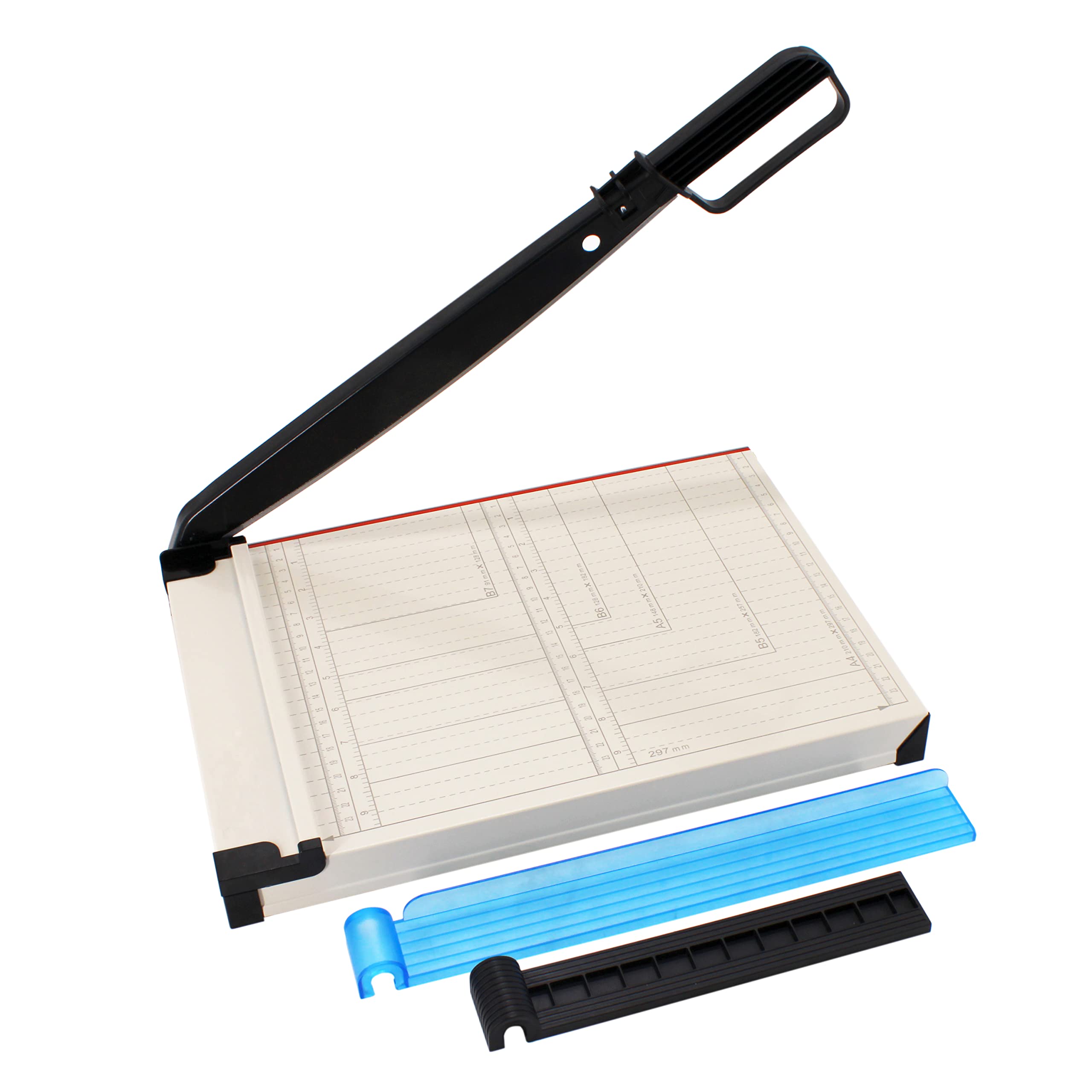 Photo 1 of TEXALAN(R) 12-Inch Guillotine Paper Trimmer - Durable Metal & ABS, 12 Sheet Capacity with Magnetic Clamp & Guide