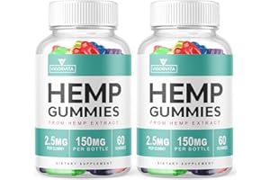 ARK LABS (2 Pack) Vigorvita Gummies - Vigorvita Hemp Gummies Premium Blend Hemp, Vigor Vita Hemp Extract Gummies, Vigorvita Hemp Advanced Formula Hemp Extract Supplement (120 Gummies)