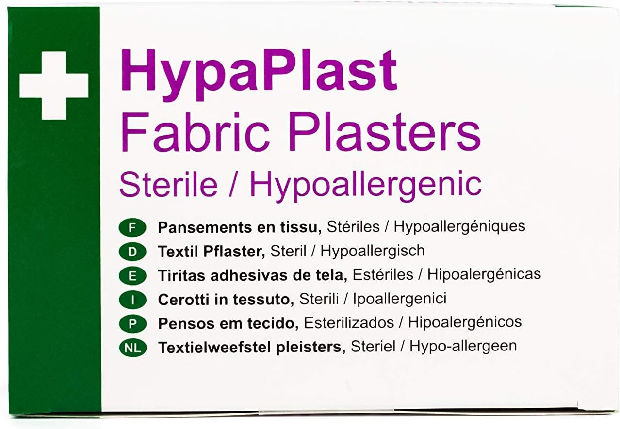 Safety First Aid Group HypaPlast Fabric Plasters, 7.2 x 2.5 cm (Pack of 100) Sterile Hypoallergenic, Pink, 7.2cm x 2.5cm (PK100) - Image 4