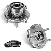 Front/Rear Wheel Bearing and Hub Assembly Compatible with Chevy Malibu, Impala, Equinox, GMC Terrain, Buick Lacrosse, Regal, Compatible with Cadillac XTS, CTS, 2 Pack, 5 Lugs w/ABS Replaces# 513288