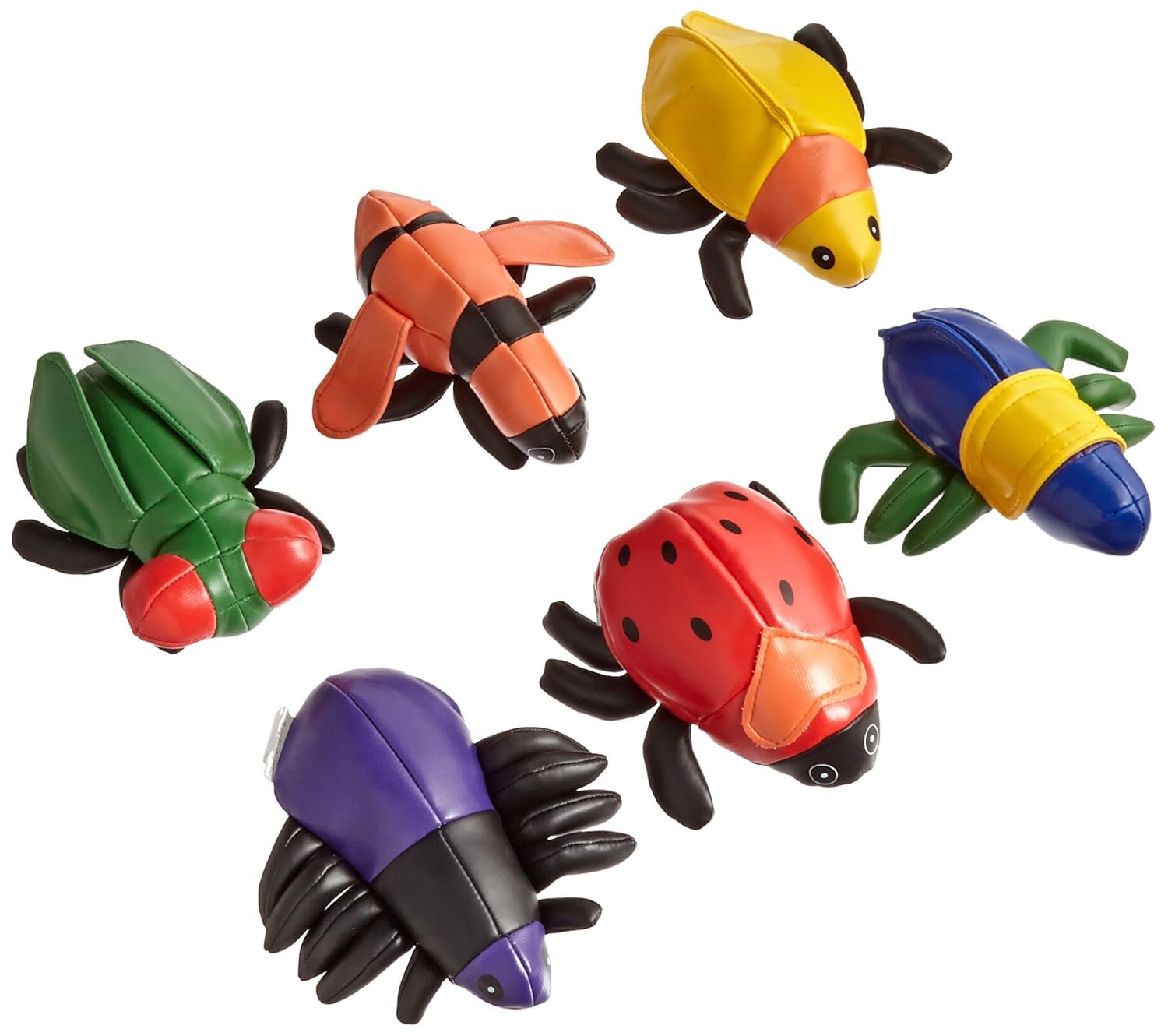 Abilitations Extra Large Bean Bag Bugs Set of 6