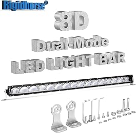 LED Light Bar Rigidhorse 38 Inch 300W 8D Dual-Model Light Bar DRL/Night Light Spot Light For SUV Truck ATV Pickup