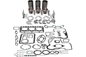 WSbaodan Overhaul Rebuild Kit Compatible with Kubota D750 D750B Engine Bobcat 453C 443 Loader B5200 B7100 B5200D B7100HST-DT Tractor 220 320 Excavator