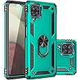 SKTGSLAMY for Galaxy A12 Case,with Screen Protector,[Military Grade] 16ft. Drop Tested Cover with Magnetic Kickstand Car Mount Protective Case for A12, Mint