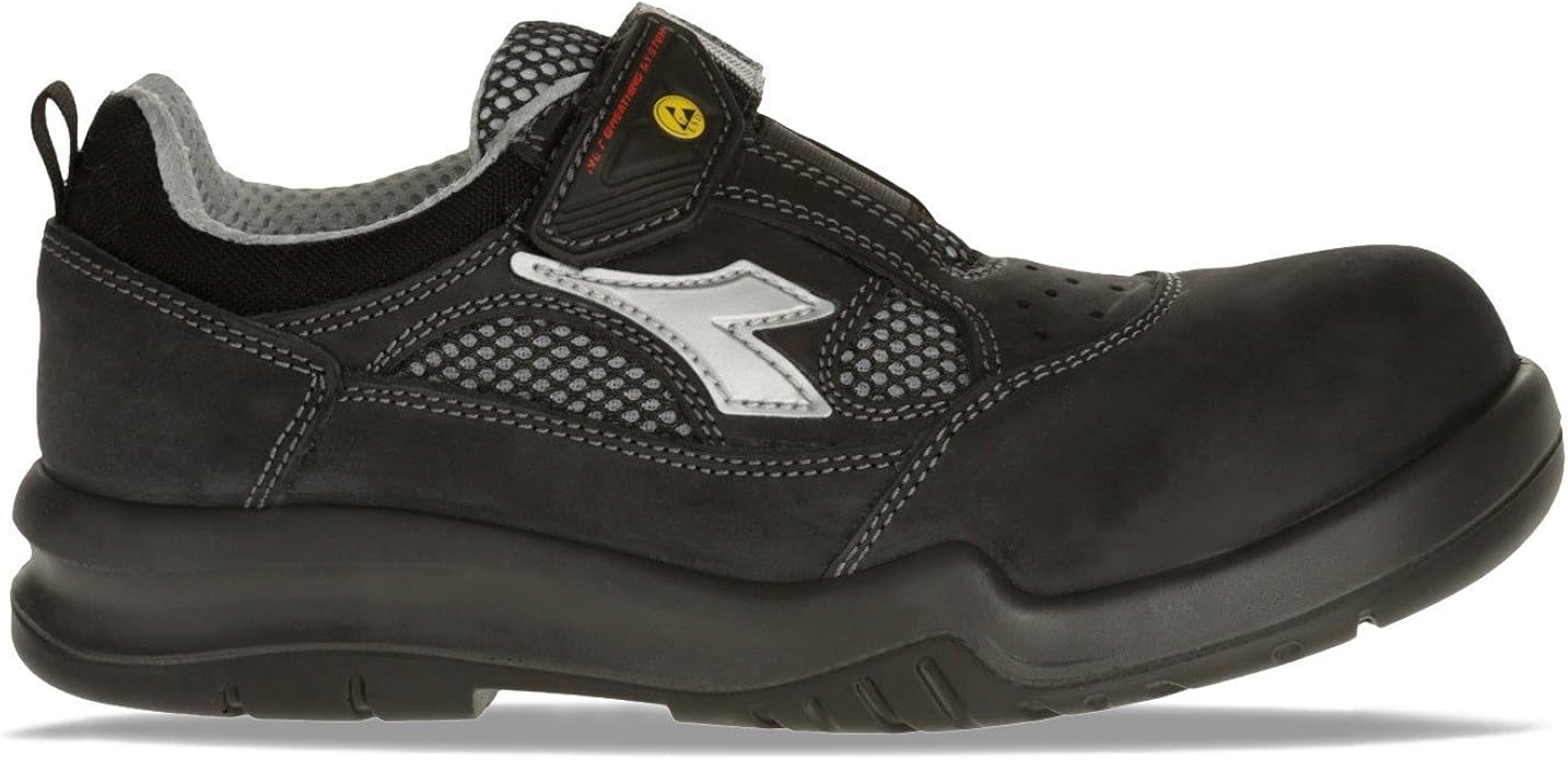 Diadora Free Comfort S1 Safety Shoes, Geox Technology Black Size 7