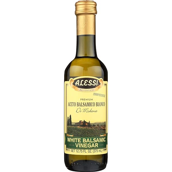 Alessi White Balsamic Vinegar 3-Pack - Imported From Modena Italy For Salads & Cooking