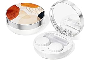 LISHAE Contact Lens Case/Contact Case, Travel Contact Lens Case Cute Contact Case and Solution Perfect for Daily Travel Outdoor