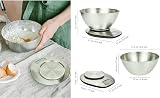 EXZACT Digital Kitchen Scale with Stainless Mixing Bowl 5 kg Capacity view 3