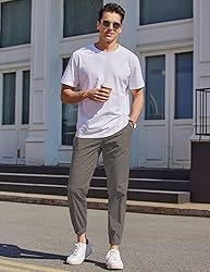 COOFANDY Mens Casual Joggers Pants - Cotton