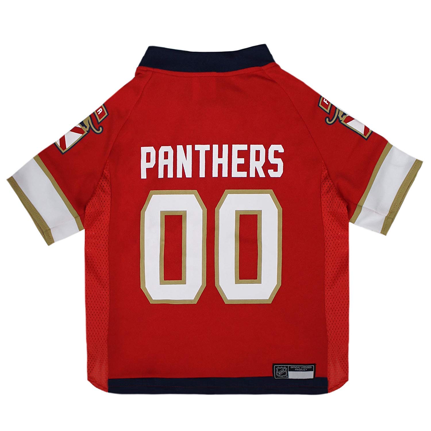 Pets First NHL Florida Panthers Jersey for Dogs & Cats, Large. - Let Your Pet be a Real NHL Fan!