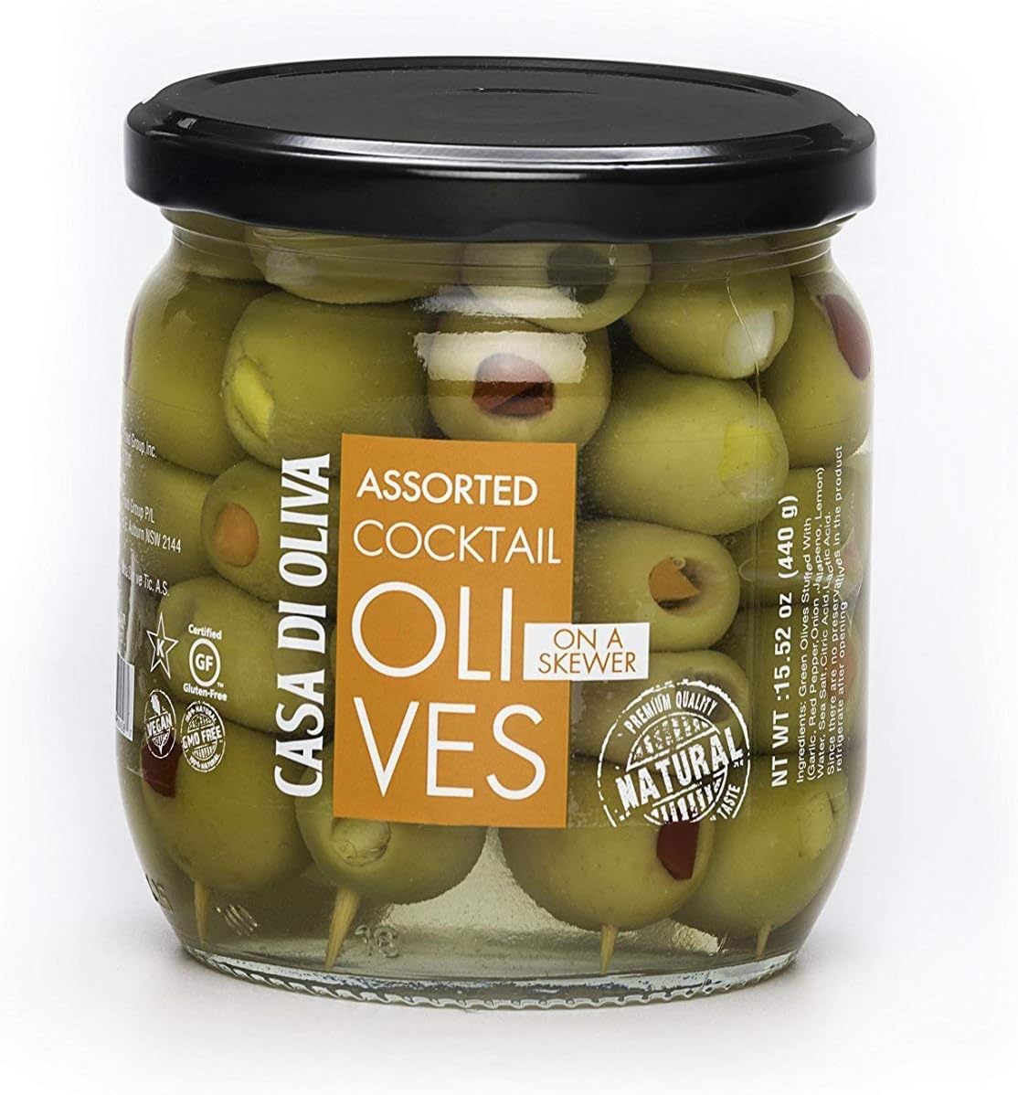Cocktail Olives, 14.8 Ounce 6 Pk