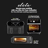 Tower Vortx Elite 10.4L Dual Basket Air Fryer 1700W Graphite Chrome view 6