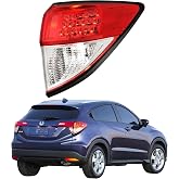 Pinkomoto Passenger Side Tail Light For 2016-2022 Honda HRV Tail Light | Right Taillight Rear Taillamp Replacement 33502T7SA01 33502T7WA31 HO2805109 HO2805119
