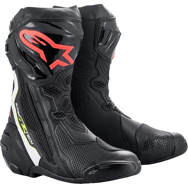 Amazon.com: Alpinestars Supertech R Boots Men's, Motorcycle Racing